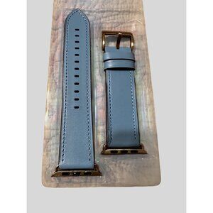 Genuine Leather 42mm/44mm/45mm Stainless Steel Watch Band For Apple Watch